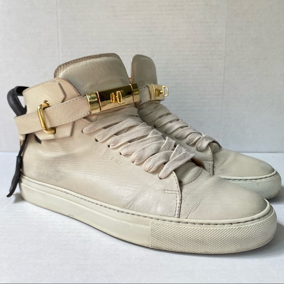 Buscemi 100mm Lock & Key Hi Top Sneakers - Picture 11 of 13